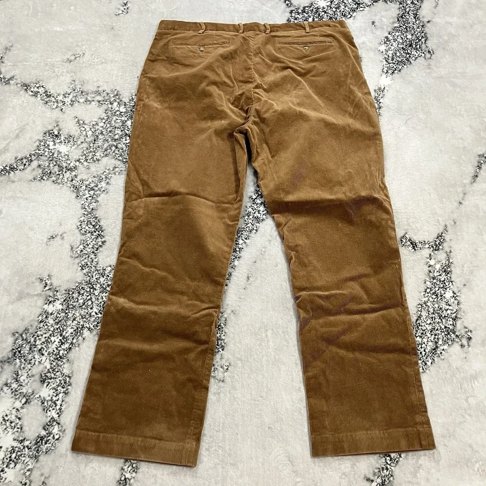 Polo Ralph Lauren Stretch Classic Fit Corduroy Pants Brown Mens Size 42x32